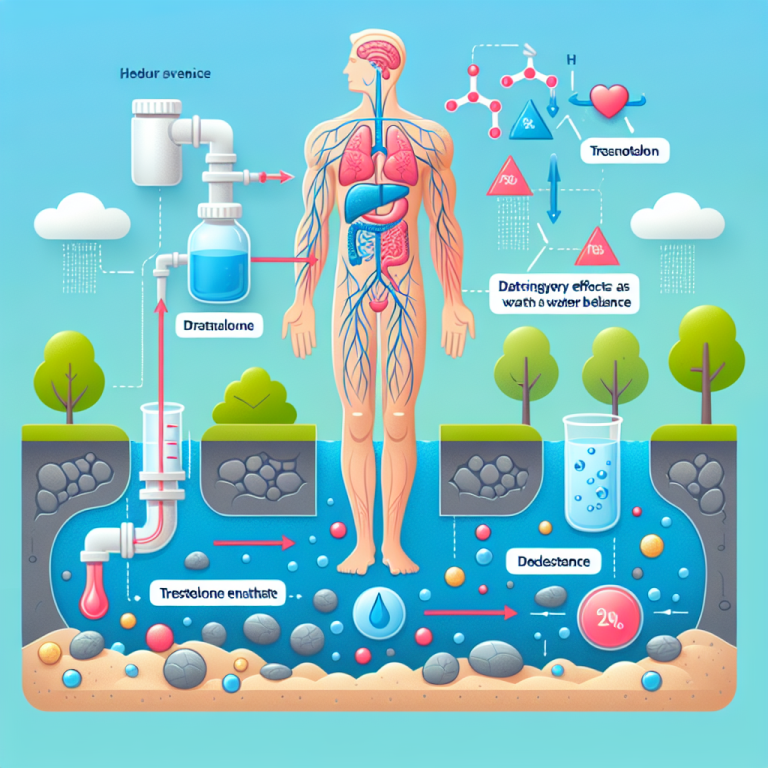Entwässerungseffekte und Wasserhaushalt: Wie Trestolone Enanthate den Körper beeinflusst